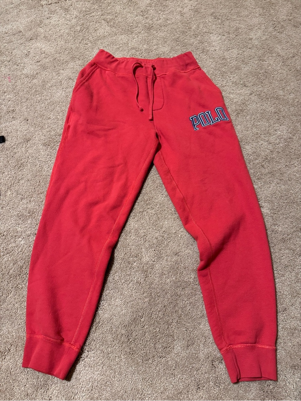 Polo by Ralph Lauren Red Men's Sweatpants with POLO Patch